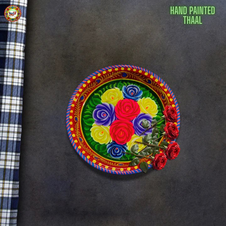 Flower Hand Painted Truck Art Thaal
