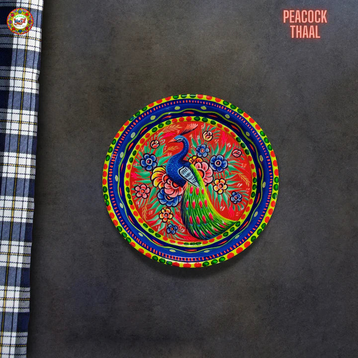 Peacock Design Painted Truck Art Thaal