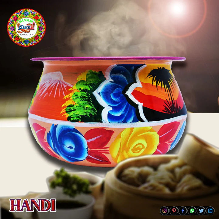 Desi Hand Painted Handi