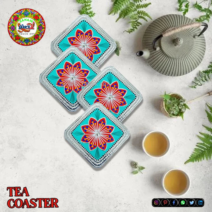 Blue Tea Coaster