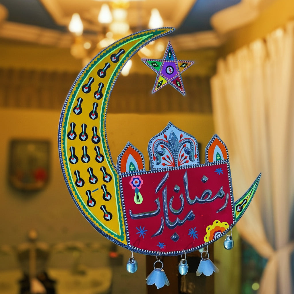 Ramadan Mubarak beautiful Plate