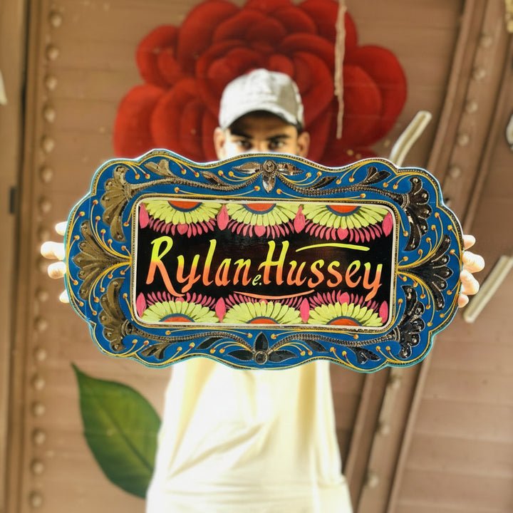 Fully Customize Hand Painted Name plate