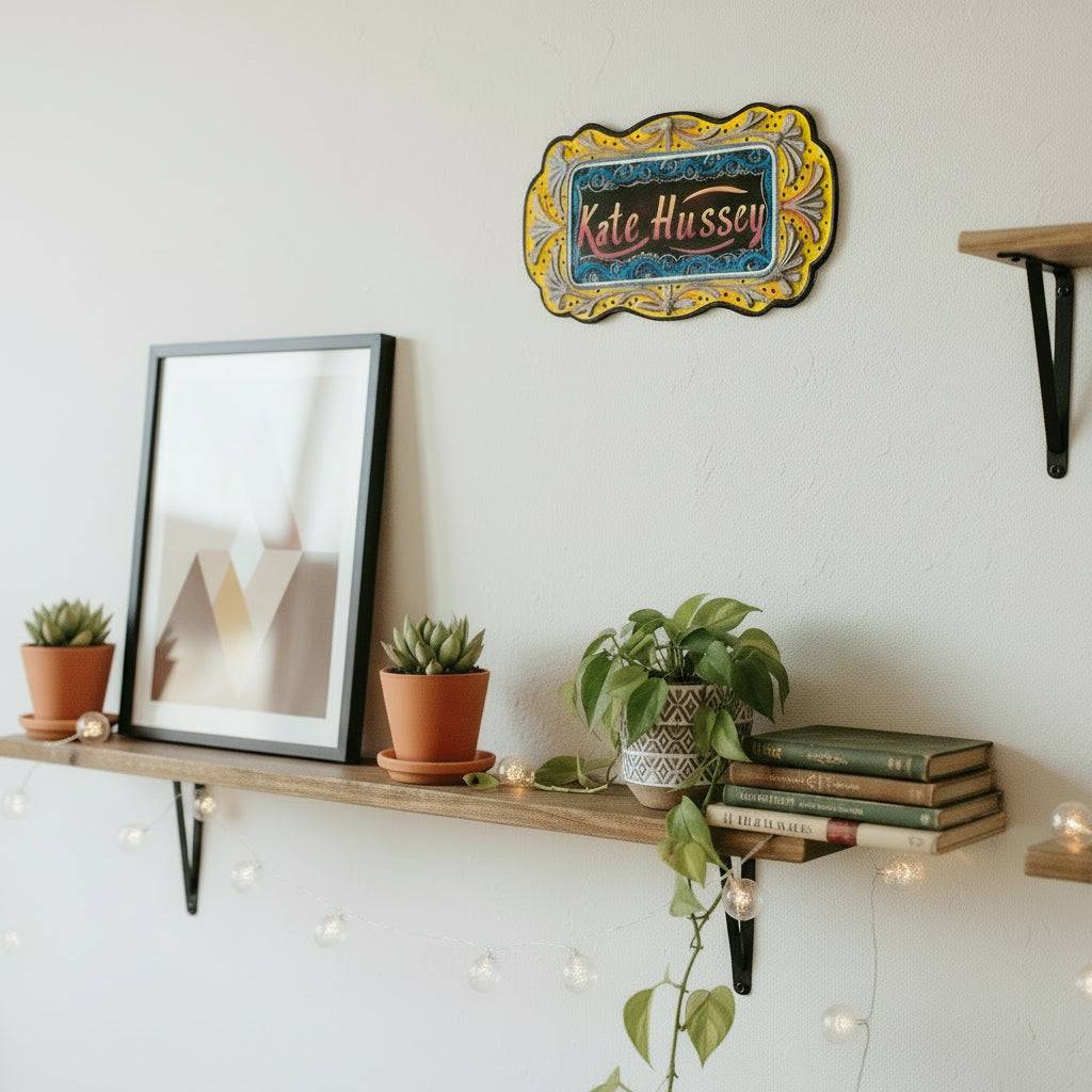 Fully Customize Hand Painted Name plate