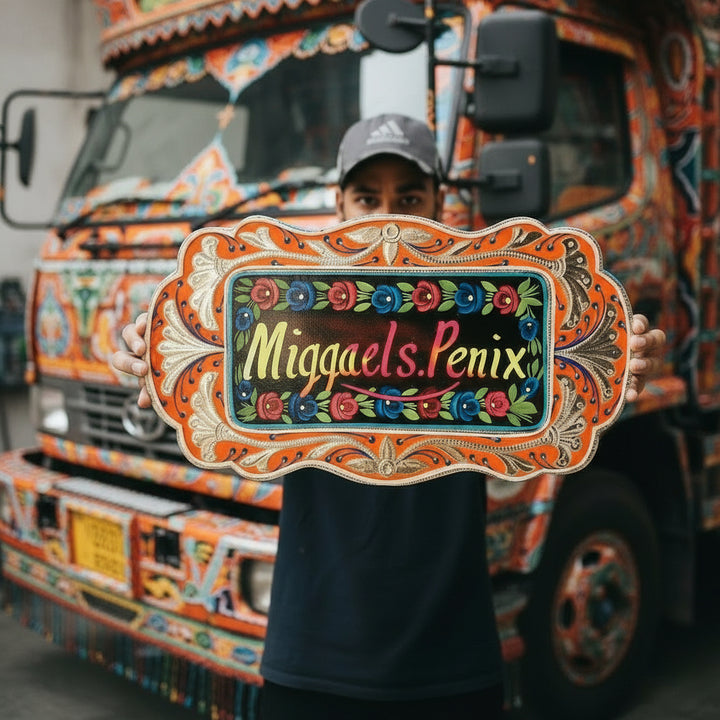 Fully Customize Hand Painted Name plate