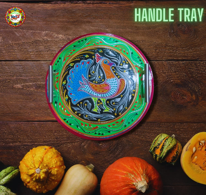Round Handle Tray