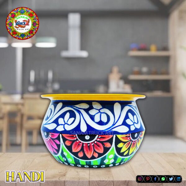 Hand Painted Handi - Image 9