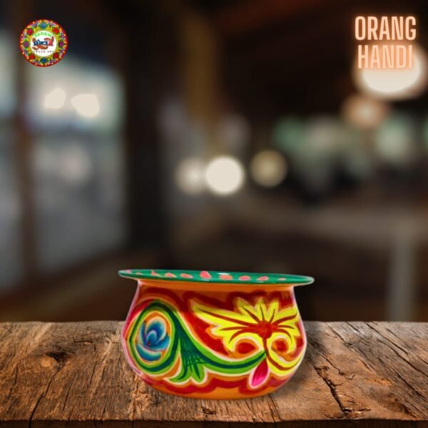 Hand Painted Handi - Image 8