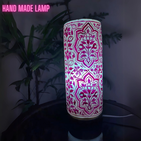Sofia Camel Skin Lamp - Image 3